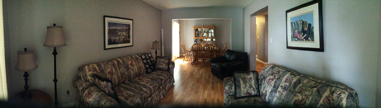 Barrhaven Living Dining Room Painted