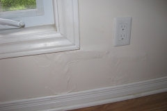 Ottawa Water Damaged Drywall Before Repair and Paint