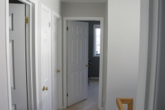 Barrhaven hallway bedroom painted